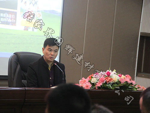 張家界國輝建材?？偨?jīng)理發(fā)言